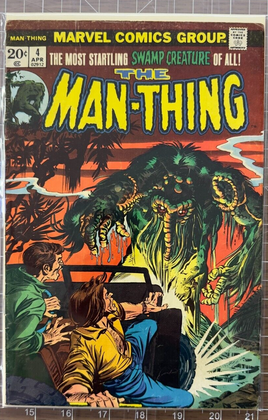 Man-Thing #4 Marvel Comic 1974 2.0-3.0