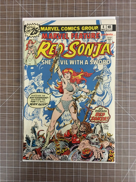 Marvel Feature #4  Red Sonja - Eyes Of The Gorgon - Marvel Comic (1976) 6-7