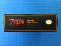 Nintendo Zelda Triforce Light Up Christmas Tree Topper 2022 Collectible 9" LED