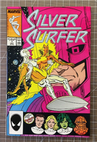 Silver Surfer #1 Fantastic Four - Marvel Comic (1987) 3-4