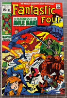 Fantastic Four #89 - Mole Man - Marvel Comics 1969 7.0-80