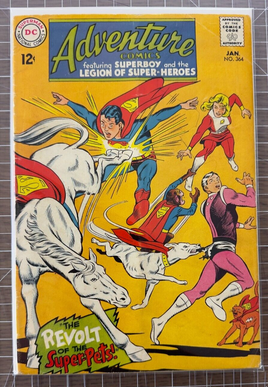 Adventure Comics #364 Nice Silver Age Legion of Super-Heroes DC 1968 3.0-4.0