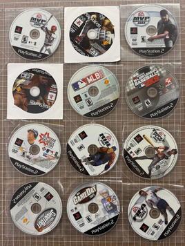 12 PS2 Sports GAMES Lot Playstation 2 EA NBA Fifa 2k Magazine - Clean
