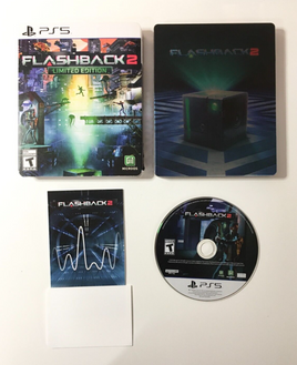 Flashback 2: Limited Edition [Steelbook] PS5 (PlayStation 5, 2023) CIB Complete