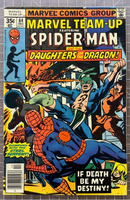 MARVEL TEAM-UP Comic #64 JOHN BYRNE SPIDER-MAN! DAUGHTERS OF THE DRAGON! 5.5-6.5