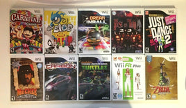 CIB Complete In Box Nintendo Wii Games You Pick - Free Sticker - US Seller