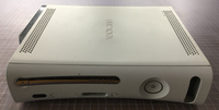 Microsoft Xbox 360 Console White 60GB - For Parts or Repair - Drive Doesn't Open