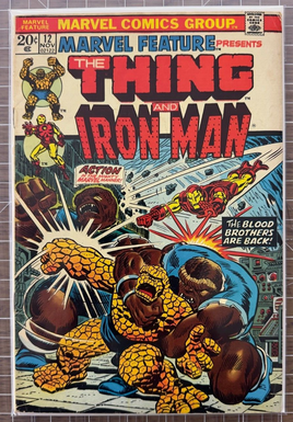 Marvel Feature Comic # 12 1973 Thanos App. 3.0-4.0