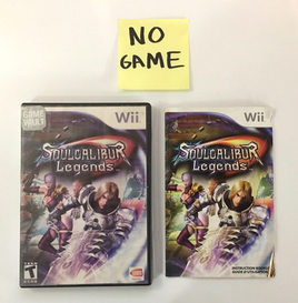 Soul Calibur Legends (Nintendo Wii, 2007) Box & Manual, NO GAME DISC INCLUDED