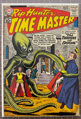 Rip Hunter...Time Master #3 ~ "The Throne of Doom" 1961 2.5-3.5 DC Comic