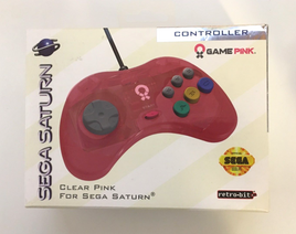 Official Sega Saturn Pink Controller Limited Run Official Retro-Bit - New Sealed