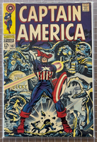 Captain America #107 (Marvel, 1968) 1st Doctor Faustus, Kirby, Stan Lee 2.0-3.0