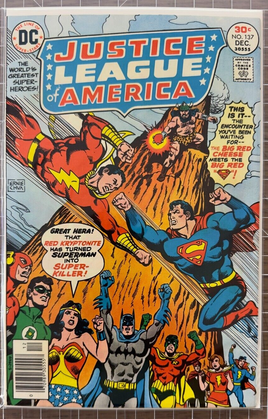 JUSTICE LEAGUE OF AMERICA # 137 7.0-8.0 SUPERMAN vs CAPTAIN MARVEL DC Comic