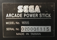 OEM Sega Genesis Arcade Power Stick Controller Model 1655 - Tested - US Seller