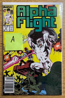 Alpha Flight / Annual 1984-1986 - You Pick Marvel Comics