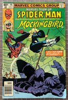 vintage Marvel TEAM-Up #95 comic book 1980 First Appearance MOCKINGBIRD 1.5-2.5