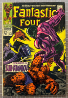 Fantastic Four #76 ICONIC Silver Surfer art Age Marvel Comic 1968 2.5-3.5