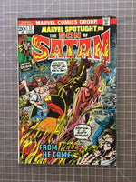 Marvel Spotlight - The Son Of Satan #12 Marvel Comic (1973) 3-4