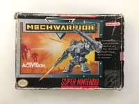 MechWarrior SNES (Super Nintendo, 1993) Authentic Carboard Box Only, No Game