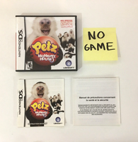 Petz Monkeyz House (Nintendo DS, 2008) Box & Manuals, NO GAME CARTRIDGE