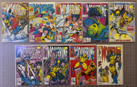 Lot Of 17  Marvel Comics Wolverine 1992-1993 5.0-9.0 conditions