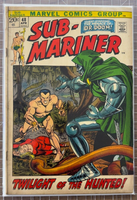 Sub-Mariner #48 Doctor Doom Gil Kane Gene Colan Marvel Comic 1972 2.0-3.0