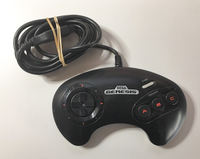 Official Sega Genesis 3 Button Controller Red Letters OEM - Model 1650 - Tested