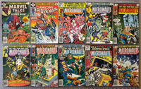 Lot of 20 Comic Book Lot Reader Grade 0.5-4.0 Micronauts Spiderman Iron Man