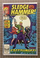 Sledge Hammer #1 Creephouse! - Satana - Marvel Comic (1988) 4-5