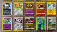 Pokémon Various Sets Reverse Holo Lot 40 Cards NM-LP - Unique