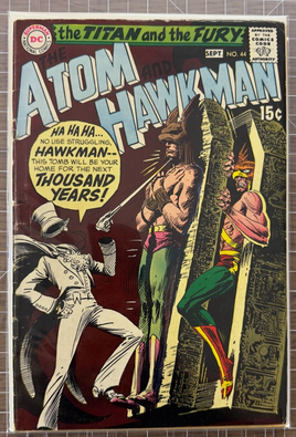 Atom & Hawkman #44 (1969) *1st 15 Cent Cover Price* - DC Comic 2.0-3.0