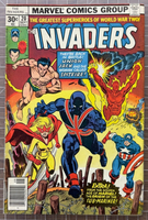 Invaders #20 (1977) Key 1st Union Jack Marvel Comic 3.5-4.5