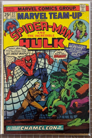 Marvel Team-Up Comic Lot of 14 Comics 1973-1981 Spiderman Hulk 2.5-6.5