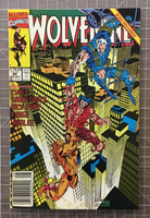 Wolverine #42 Newsstand - Silvestri - X-men - Marvel Comic (1991) 4-5