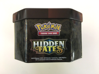 Pokemon TCG Hidden Fates Raichu GX Tin w/ Dice & Tokens, NO CARDS INCLUDED