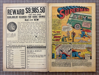 Superman #153 Silver Age Superhero Vintage DC Comic 1962 3.0-4.0