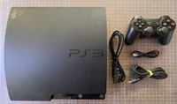 PS3 Sony PlayStation 3 Slim Console 120GB System CECH-2001A w/ Controller