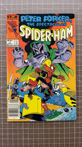 Peter Porker Spectacular Spider-Ham # 1 1st Ducktor Doom 6.0-7.0 Marvel Comic