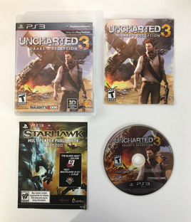 Uncharted 3: Drake's Deception PS3 (Sony PlayStation 3, 2011) CIB Complete