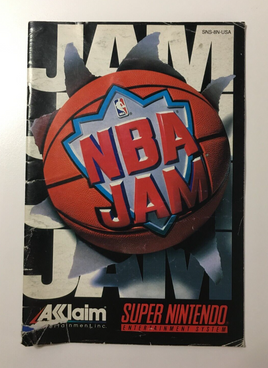 NBA Jam For SNES (Super Nintendo, 1994) Acclaim - Manual - US Seller