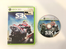 SBK: Superbike World Championship (Microsoft Xbox 360, 2008) Box & Game Disc