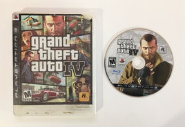 Grand Theft Auto IV 4 PS3 (Son y PlayStation 3, 2008) Rockstar - Box & Game Disc