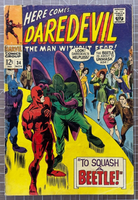 Daredevil #34 (1967): Beetle Marvel Comics  3.0-4.0