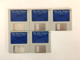 LOTR: The Two Towers IBM (PC, Interplay, 1992, 5-Disk Set) 3.5" Disks Only