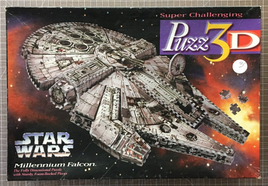 Star Wars Millenium Falcon Super Challenging 857 Piece Milton Bradley Puzz3D