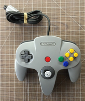 Nintendo 64 Console [NUS-001] w/OEM Gray Controller, OEM AC Adapter & AV Cable