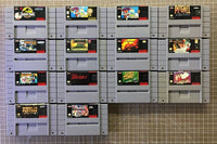 Authentic Super Nintendo [SNES] Game Cartridges Only (Loose) - You Pick