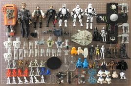 Lot of Mixed Star Wars Toys Figures, Accessories, Vehicles & Collectibles