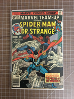 Marvel Team-Up #50 Newsstand Spider-Man & Dr Strange Marvel Comic (1976) 3-4