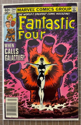 FANTASTIC FOUR #244 1st Frankie Raye NOVA  Bronze Age Key Newsstand 6.5-7.5